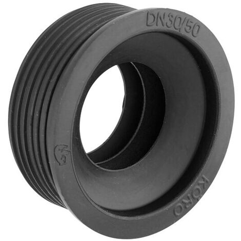 Gummimanschette aus EPDM für Abflussrohr - Nennweite 30/50 mm - für Anschluss DN 32 (1 1/4'')