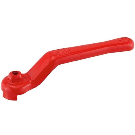 Hebelgriff rot für Kugelhahn 3/4'' und 1'' - Größe 3