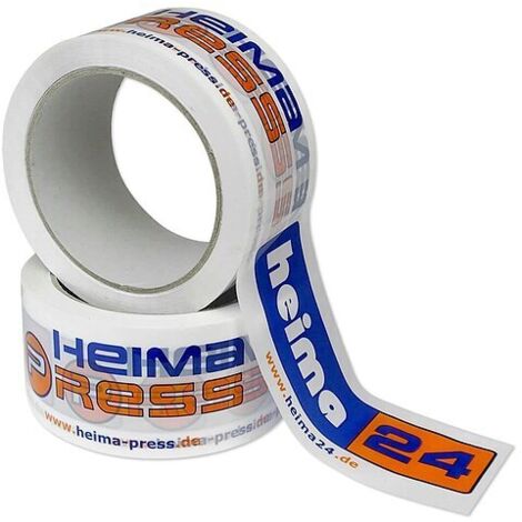 heima PP Klebeband 2-farbig 50 mm x 66 m - 1 Rolle