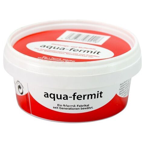 AQUA-FERMIT rot - Dichtungsmasse - leicht knetbar - starke Klebekraft - 250 g Dose
