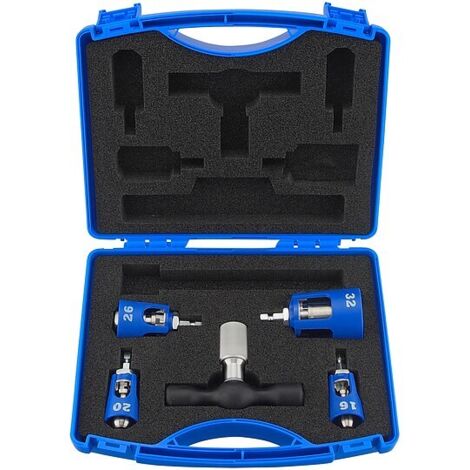Profi-Kalibrier-Set für Alu-Mehrschicht-Verbundrohr 16 x 2, 20 x 2, 26 x 3 und 32 x 3 mm - Edelstahl rostfrei