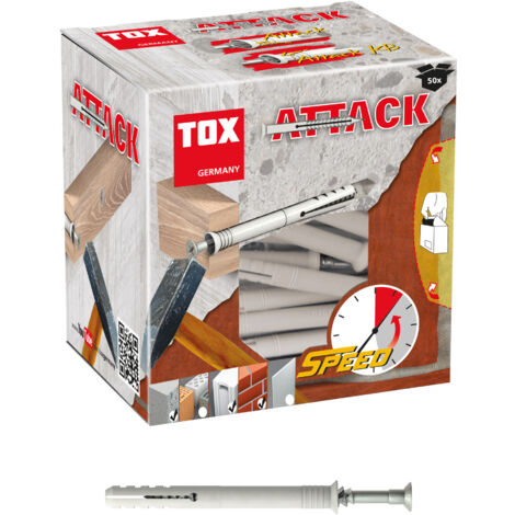 TOX Nageldübel Attack 8 x 80 mm - 50 Stück - 017102231