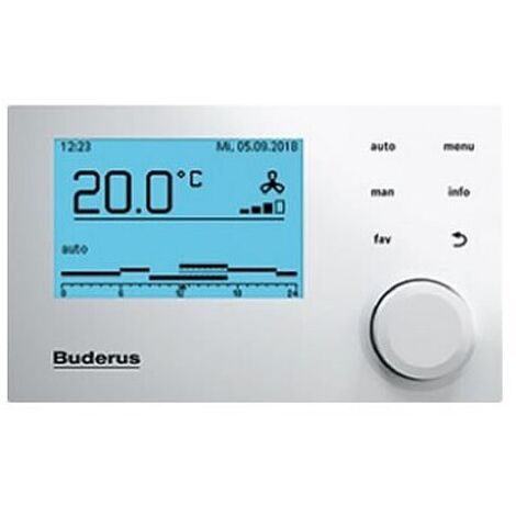 Buderus Komfort-Bedieneinheit Logamatic VC310 für Logavent HRV176 / HRV156 K (BS) - 7738112301