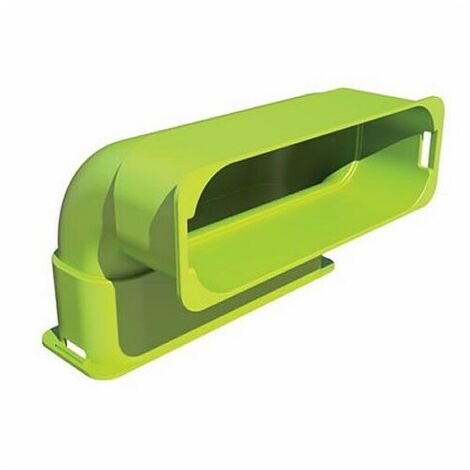 Buderus 3er-Set 90° Bogen FKB140-1 vertikal für Flachkanal-Form FK140 - 7738112030