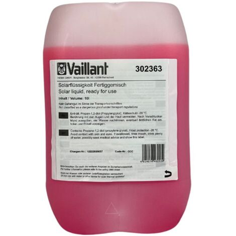 Vaillant Hochleistungs-Solarflüssigkeit Fertiggemisch 10 l Kanister - 302363