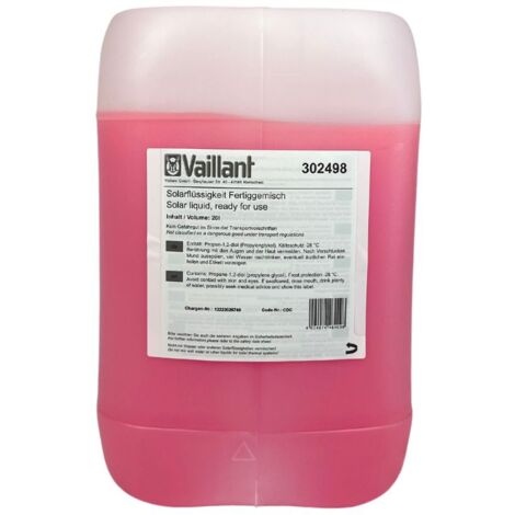 Vaillant Hochleistungs-Solarflüssigkeit Fertiggemisch 20 l Kanister - 302498 (1/5)