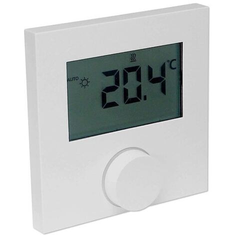Raumregler Alpha direct Standard Display - 230 V - Gehäuse signalweiß