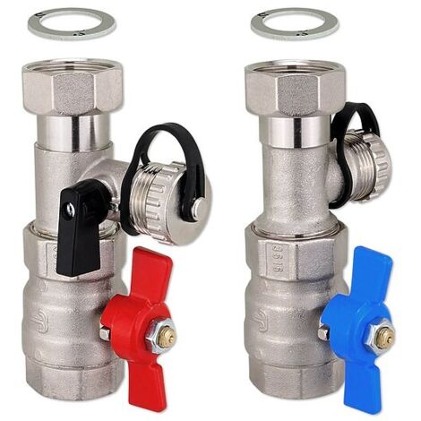 Buderus Anschluss-Set HKA 1 Zoll mit KFE Hahn und MAG Anschluss G3/4 - 63015978
