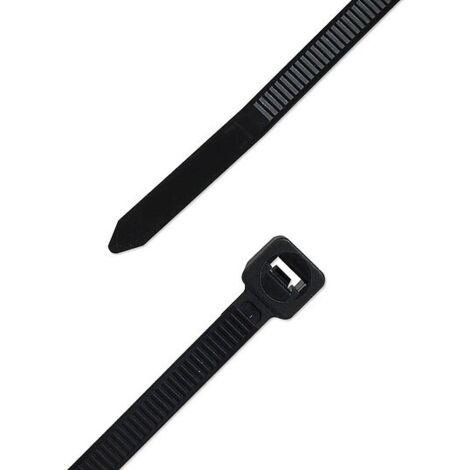 Kabelbinder 4,8 x 368 mm aus Polyamid 6.6 - schwarz UV-beständig - Beutel 100 Stück
