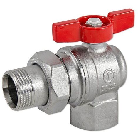 Eck-Kugelhahn 1/2'' IG x 1/2'' AG mit Verschr. - konisch dichtend - R789X003