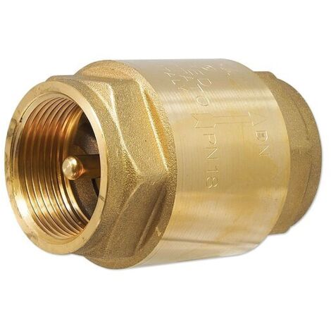 Messing-Universal-Rückschlagventil EUROPA® DN 40 - 1 1/2'' IG x 1 1/2'' IG (1/2)