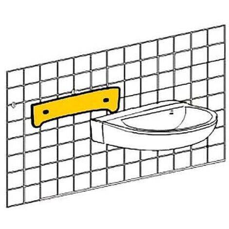 Waschtisch-Schallschutzset bis 750 mm, best. aus Schalldämmprofil 5 mm stark
