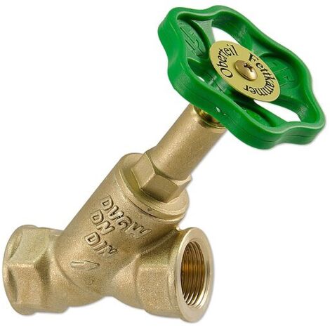 Schrägsitzventil, 1/2'' IG - DN15 - mit steigender Spindel
