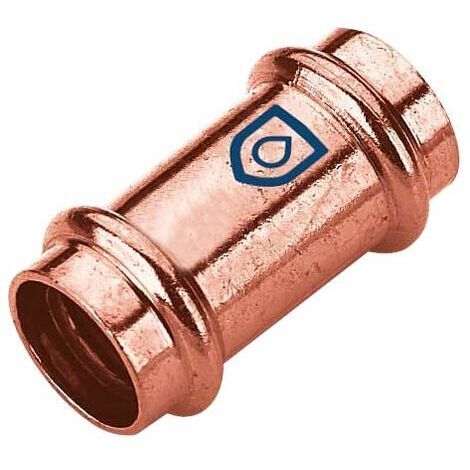 Press-Muffe - 28 mm - Kupferrohre - DVGW-zertifiziert - für V- & M-Kontur
