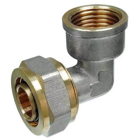 Schraubfitting-Übergangswinkel mit Innengewinde - 16 x 2,0 mm - 1/2'' für Alu-Mehrschicht-Verbundrohr