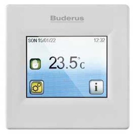 Buderus Regelung Logatrend IFR RC - kabelgebundener Raumtemperaturregler Infrarotheizkörper
