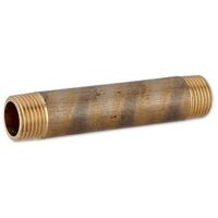 Rotguss Gewindefitting-Langnippel 1/2'' x 100 mm