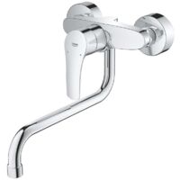 GROHE Eurosmart Einhand-Spültischarmatur, Wandmontage, Ausladung