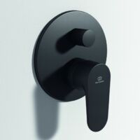 Unterputz-Wannenmischer Ideal Standard Cerafine O, Rosette Ø 163 mm, schwarz matt - A7350XG