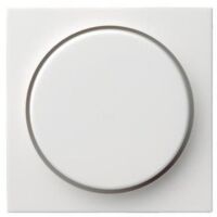 Abdeckung Drehdimmer GIRA System 55 Reinweiß-glänzend