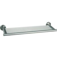 Ablagekonsole Axial, 535 mm, Edelstahl matt