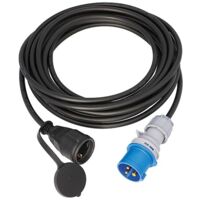 CEE-Schuko 230V Adapterleitung H07RN-F, 3x2,5 mm², 10 m