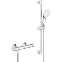 GROHE Grohtherm 800 Thermostat-Brausebatterie mit Brausegarnitur 600 mm - chrom - 34565002