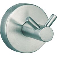 Doppelhaken Axial, Edelstahl matt