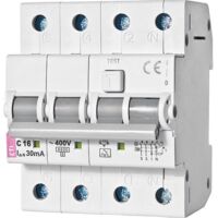 FI/LS-Schalter KZS-4M, 3-pol+N, C25A, 30 mA, 6kA, Typ A