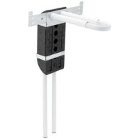 MEGARO EPP-Wandbox für Heizkörperanbindung - Alu-Mehrschichtverbundrohr 16 x 2,0 mm - L-Form