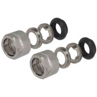Klemmverschraubungen 3/4'' Eurokonus - für Kupfer- und Edelstahl 18 x 1 - 1 Paar = 2 Stk.