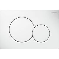 Geberit WC-Element Duofix SIGMA 112 cm + SIGMA01 Platte weiß + Wandhalter + Gratis Schallschutzset