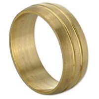 Messing-Klemmring für Kupferrohr 18 mm für Heizung und Trinkwasser