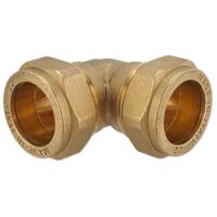 Klemmverschraubung für Kupferrohre - Winkel 22 x 22 mm für Heizung und Trinkwasser