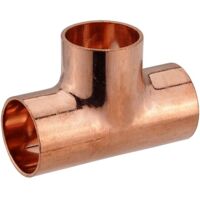 Kupfer-Löt-T-Stück - 22 x 22 x 22 mm - mit DVGW-Zulassung