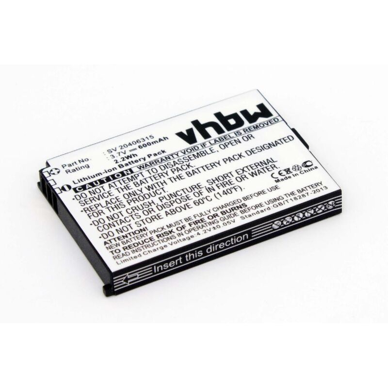 CS-SWC425CL Batteria 600mAh compatibile con [Swissvoice] eSense, eSense Coloe E, SV 20406288 sostituisce C8425, SV 20406315