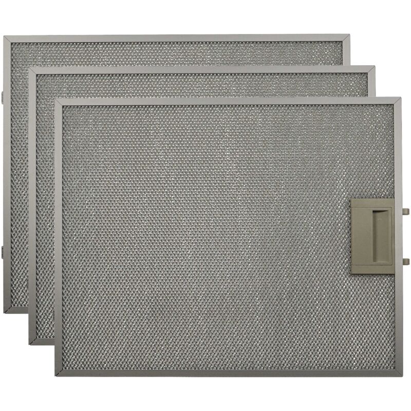 vhbw Actieve koolfilter compatibel met Siemens LC94BA523, LC955GA30, LC957BS20, LC96GA530 afzuigkap, 23,3 x 21,5 x 2,2 cm, 2 stuks