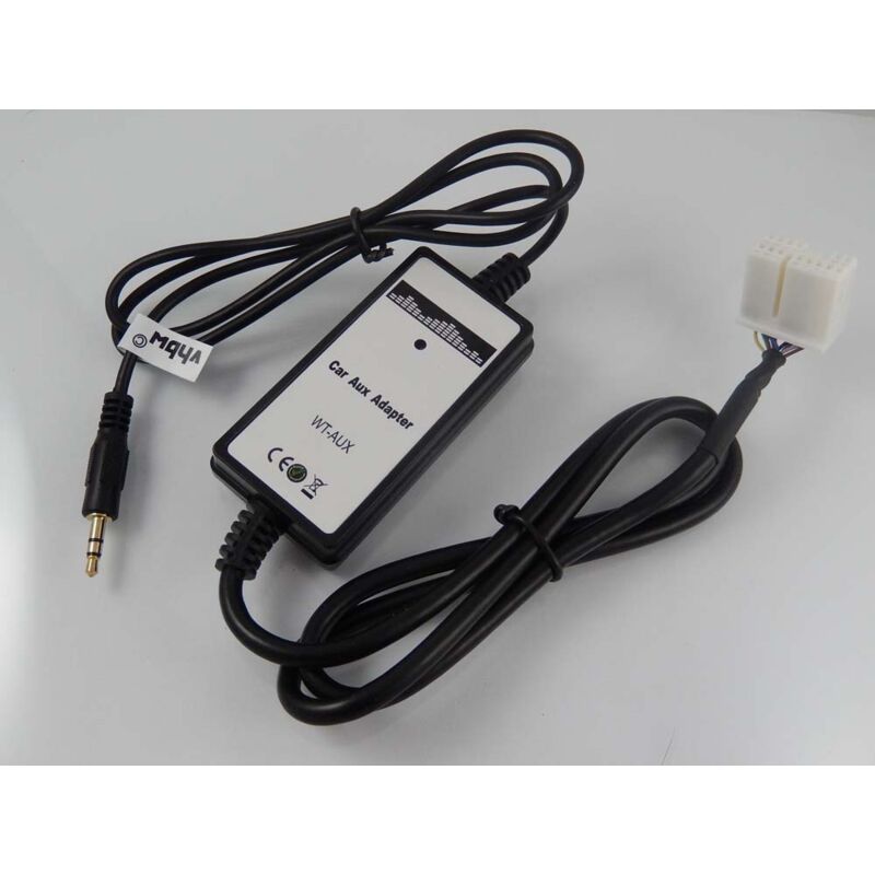 vhbw AUX Adapter Kabel KFZ Auto Radio kompatibel mit Honda Odyssey  2005-2011, Pilot 2006-2011, Ridgeline 2006-2011, S2000 2004-2011