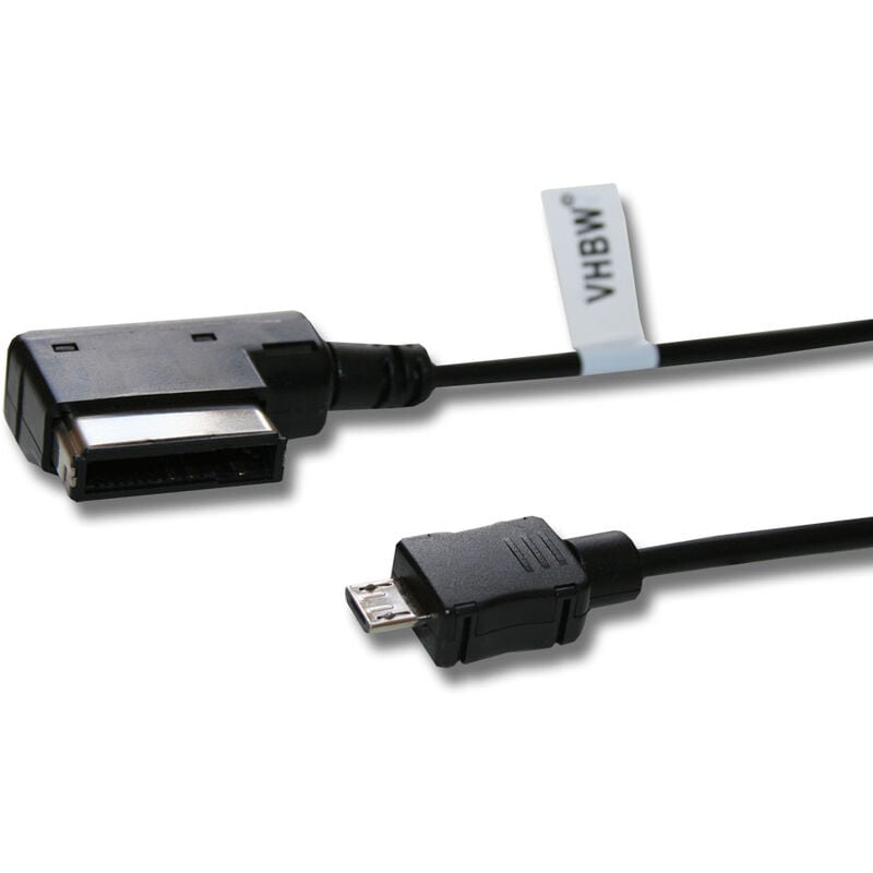 vhbw AMI-Verbindungskabel für Micro-USB MMI-System kompatibel mit