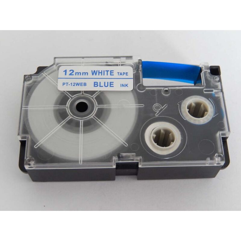 KL-750E 10x Label Tape 12mm SCHWARZ-weiss für CASIO KL-300 