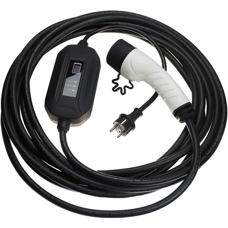 Carplug Elektroauto-Ladekabel – schwarz – Typ 2–Typ 2 – 7m – 32 A – 22 kW +  Tasche - Carplug