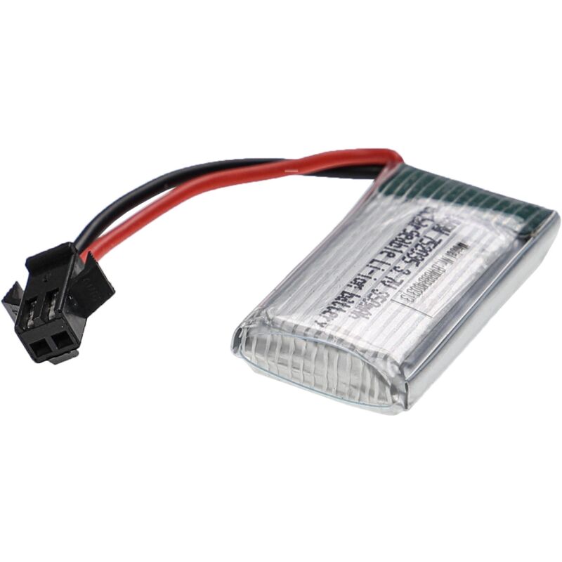Vhbw Akku 500mAh 3,7V Li-Ion Mit SM-2P Stecker – Ersatzakku Für RC-Modelle Wie Autos, Helikopter, Boote