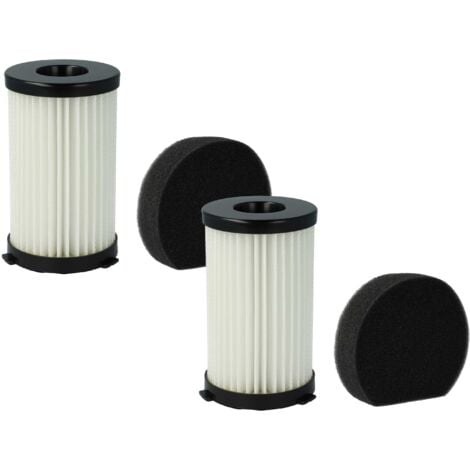 vhbw Filterset 2x Staubsaugerfilter kompatibel mit Turbo Tronic TT-VS6  Turbo Stick Staubsauger - HEPA Filter Allergiefilter