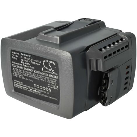 vhbw Akku kompatibel mit Gardena PowerCut Li-40/30, Li-40/60 Rasenmäher Akku-Gartengerät (5000mAh 40V Li-Ion) (1/5)