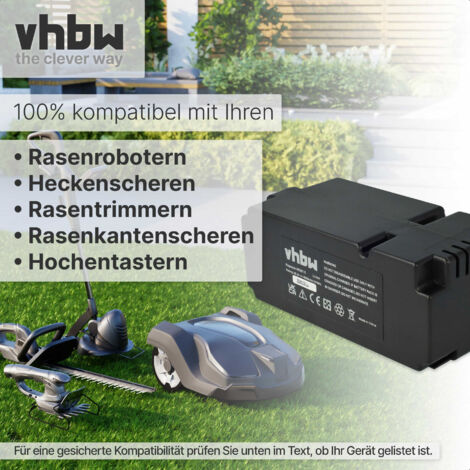 Vhbw Akku 4000mAh Für Yard Force Rasenmäher - 25,2V Li-Ion Ersatzakku