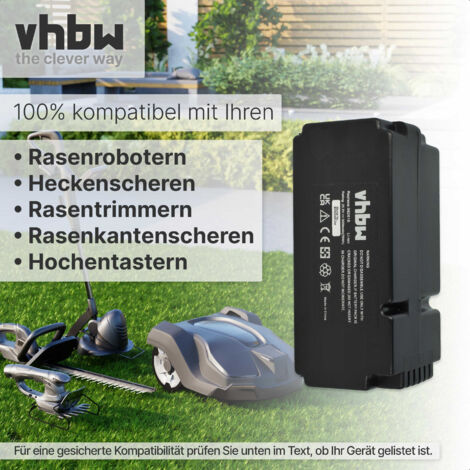 vhbw Akku kompatibel mit Mr.Gardener MR 600, MR 400, MR 1200, MR 1000