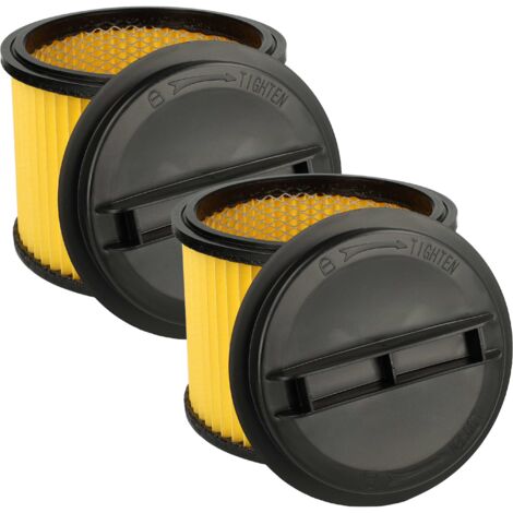 vhbw 2x Faltenfilter Ersatz für Einhell 23.511.13 für Staubsauger - Filter, Patronenfilter, schwarz gelb (1/5)