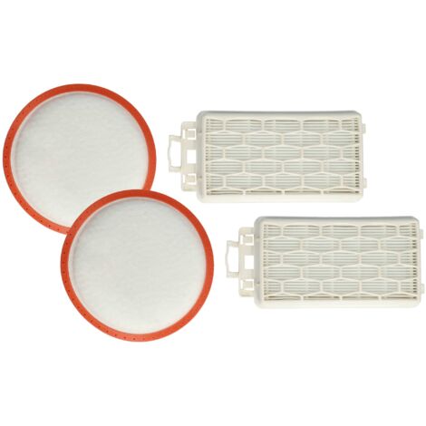 vhbw Filterset 2 x stofzuigerfilters compatibel met Kärcher SE 5.100, SE 6.100 Plus stofzuiger - hoofdfilter, platte vouwfilter