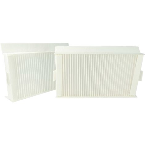 vhbw Lot de filtres Compatible avec Zehnder ComfoAir 225, 200 Appareil de Ventilation - Filtre à air G4 / F7 (2 pcs), Blanc/Rouge/Noir