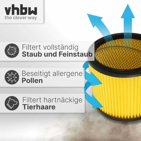 MisterVac compatibile con sacchetti per aspirapolvere professionale, sacchetti di ricambio 10 pezzi Fein Dustex,25 Prof